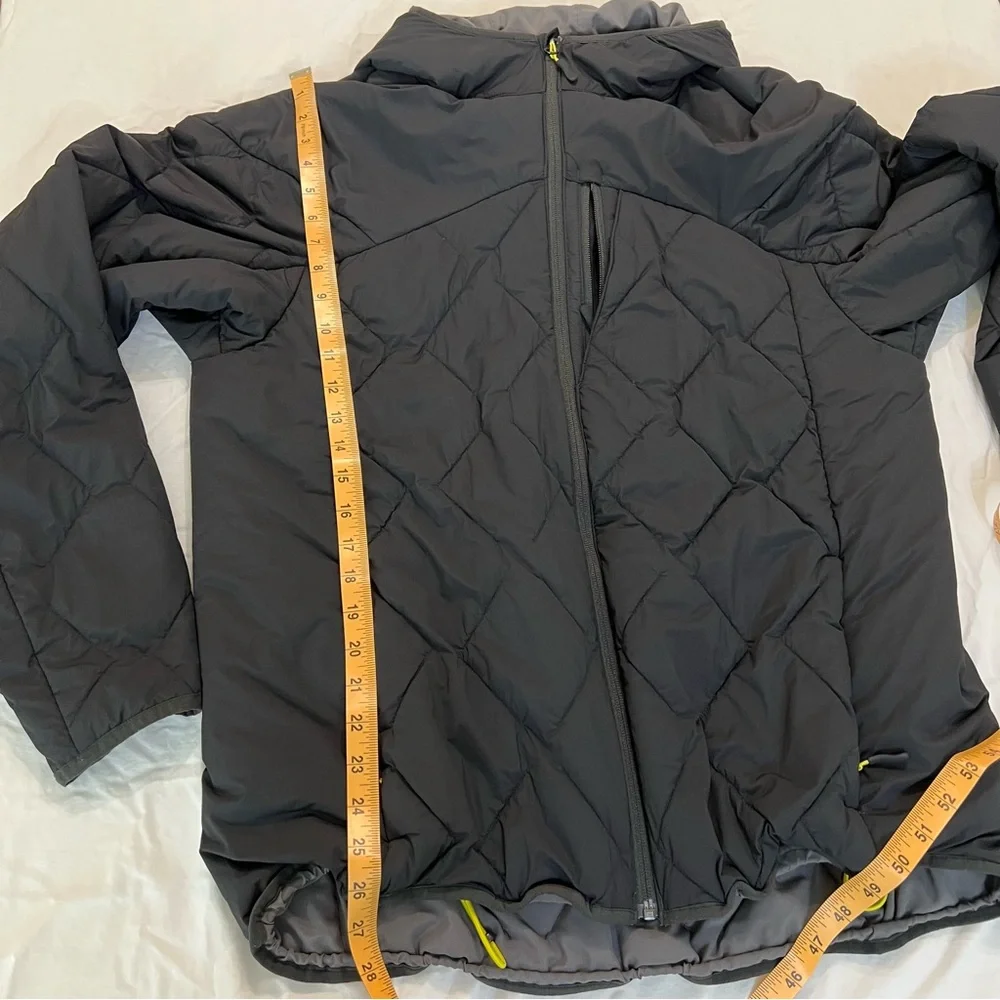 Duluth Trading Men’s Quilted Insulated Hooded Jacket Black Size Large